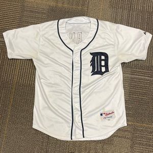 Justin Verlander Detroit Tigers Jersey Majestic Size 48